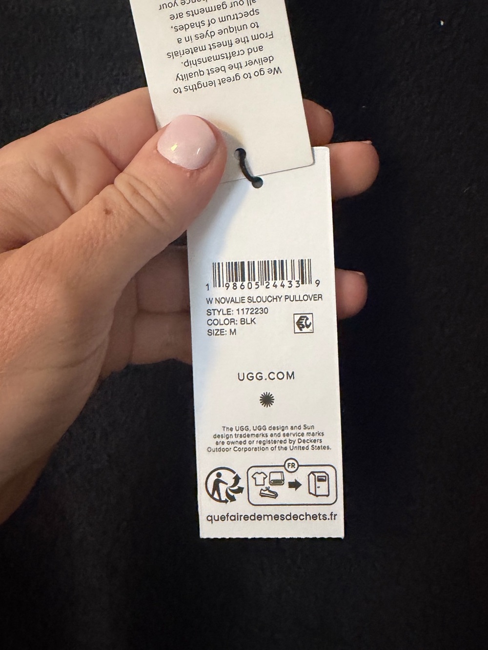 UGG Novalie Slouchy Pullover Top NEW - Picture 4 of 9
